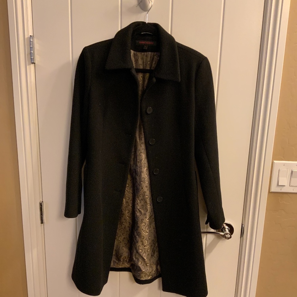 Anne Klein Long Wool Coat